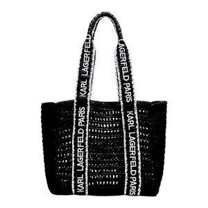 KARL LAGERFELD NWT Black & White Tote Bag Retail $198
